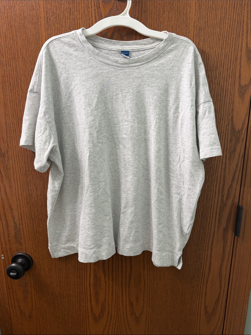 Old Navy Womens Crewneck T‑Shirt in Light Gray
